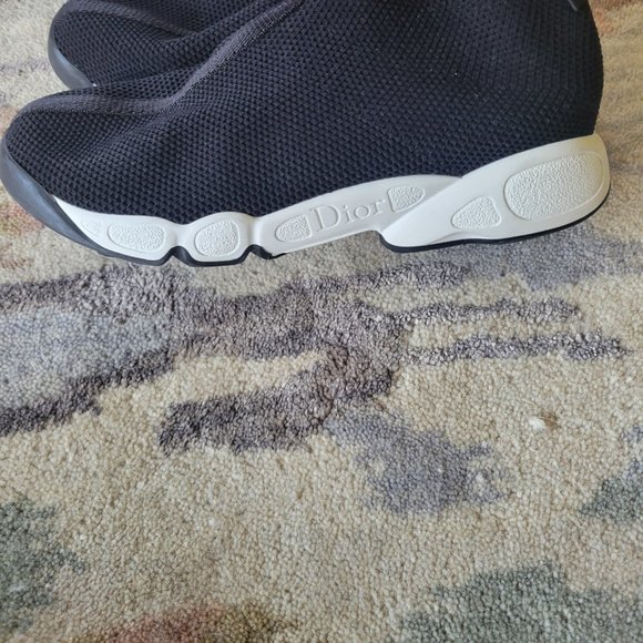 Christian dior Technical Canvas High Top Knit Sneakers - Picture 3 of 9